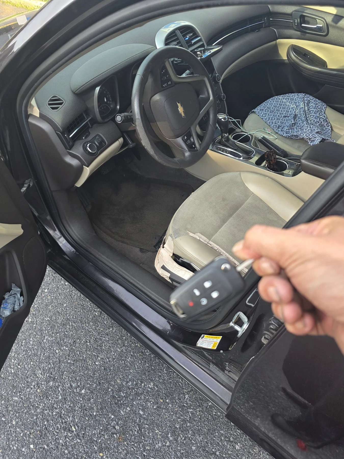 Chevrolet key replacement job