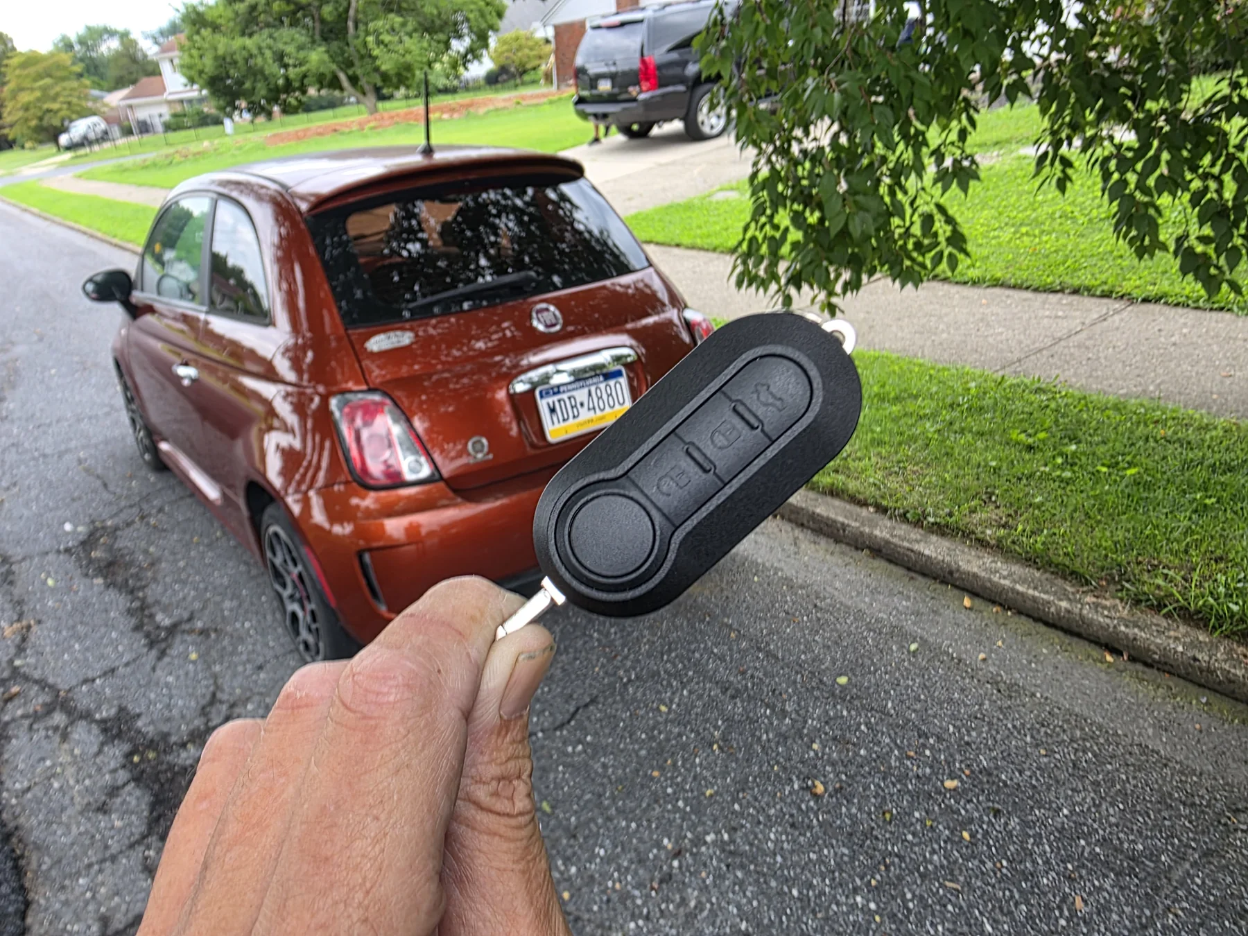 Fiat 500 key job